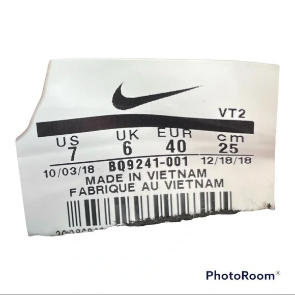 NIKE REACT SNEAKERS SIZE 7 ORANGE  AND BLACK         GREAT CONDITION - Picture 6 of 8